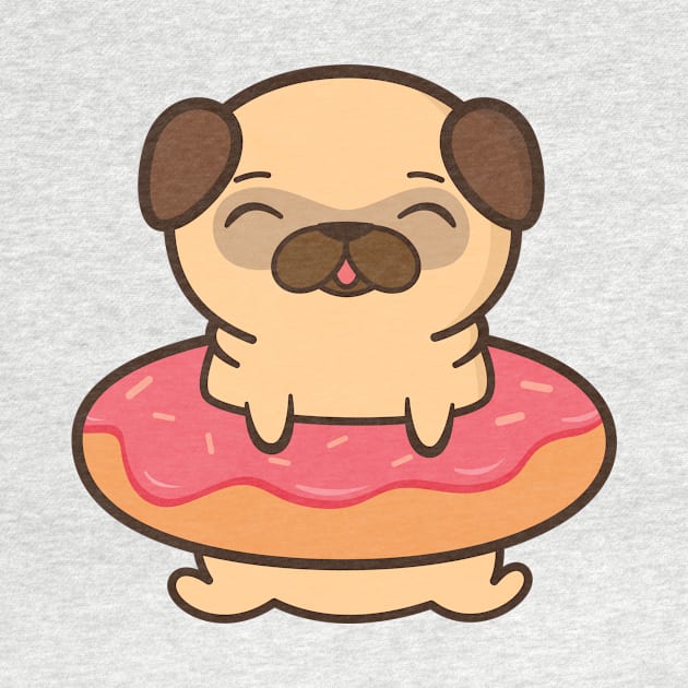 Cute and Kawaii Adorable Pug by happinessinatee